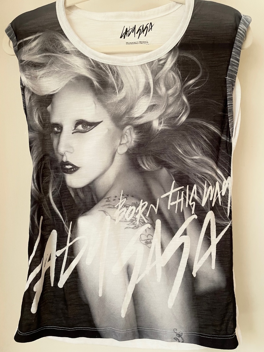 Lady Gaga BORN THIS WAY Muscle Tank